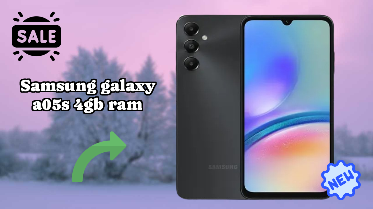 Samsung Galaxy A05s 4GB RAM Camera Quality: 13 MP Front Camera Selfie