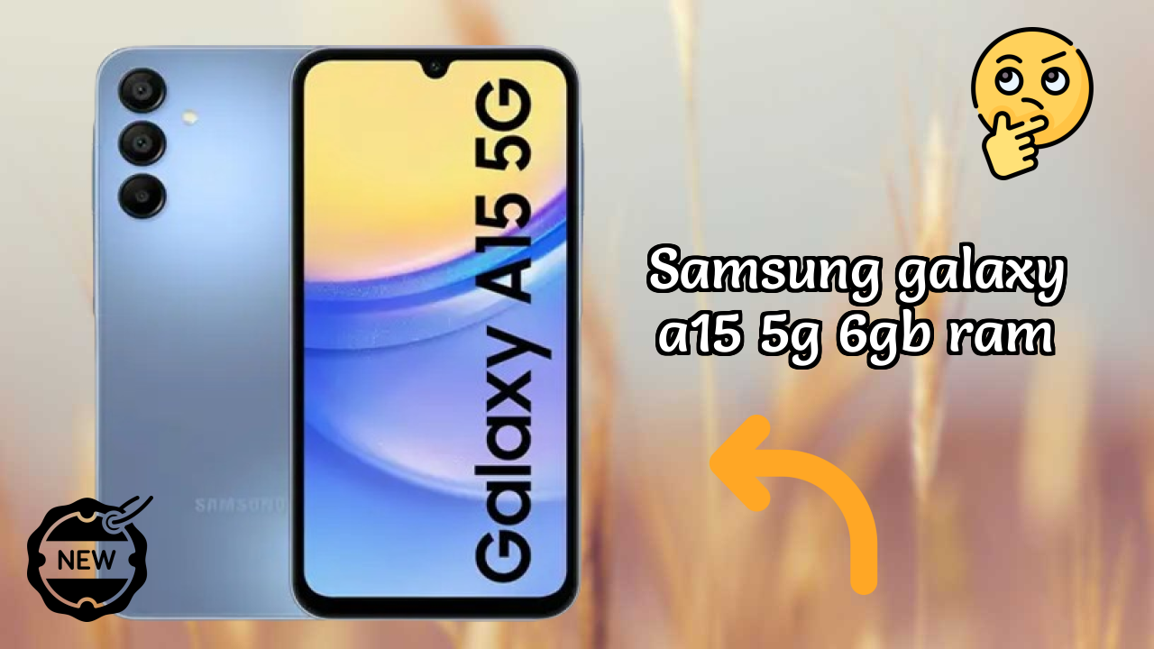 Samsung Galaxy A15 5G 6GB RAM Display Size: 6.5 Inches (16.51 Cm) Screen Test