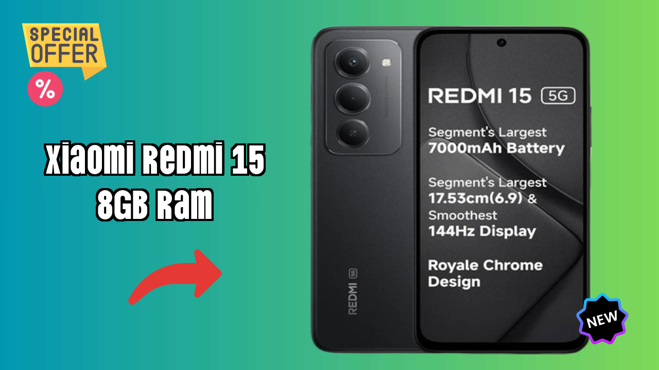 Xiaomi Redmi 15 8GB RAM Review: 8 GB RAM Multitasking Test